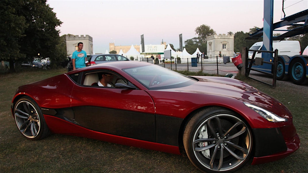 Exclusive UK Debut of the Rimac Concept_One Electric Hyper Car