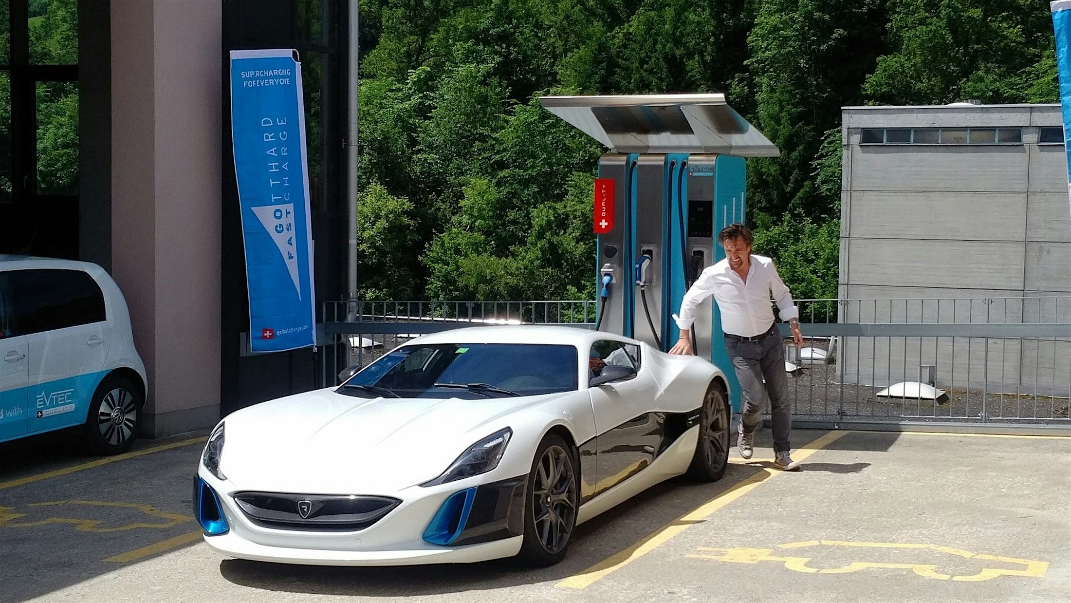 Accident involving the Concept_One at Hemberg Hill Climb, Switzerland