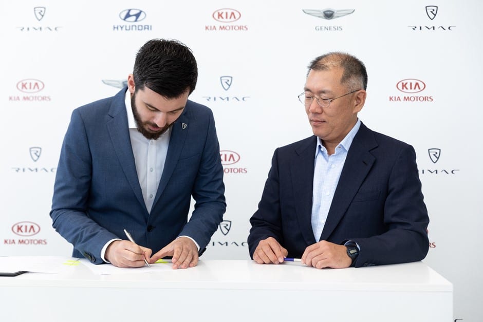 Hyundai Motor and Kia Motors Invest 80M EUR in Rimac and Establish a Technology Partnership