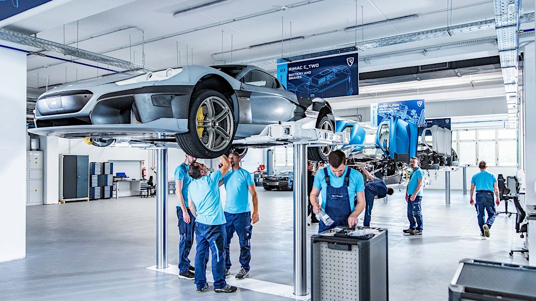 Rimac Reveals All-New Production Line as C_Two Prototype Production Accelerates