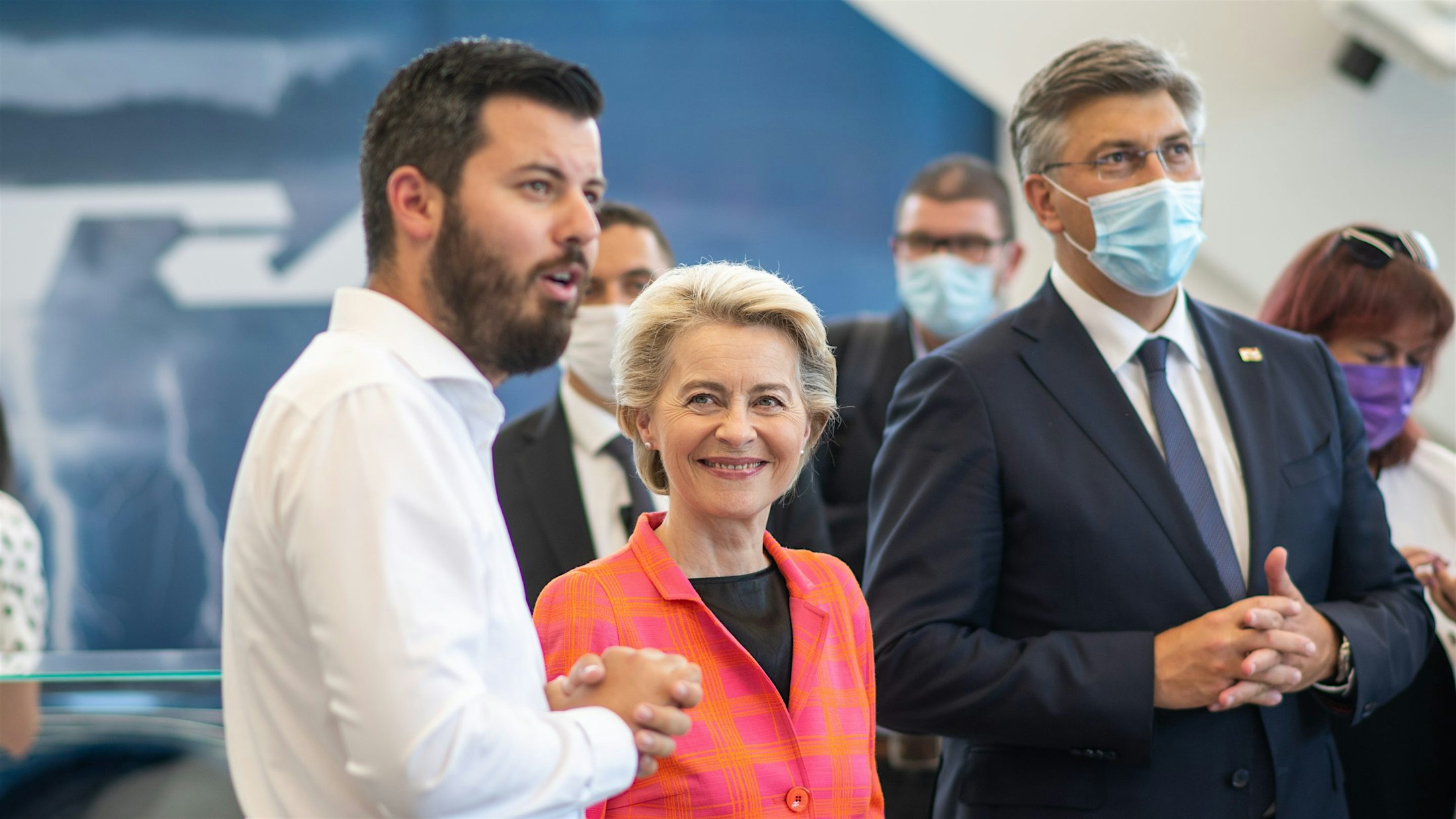 Ursula von der Leyen visits Rimac