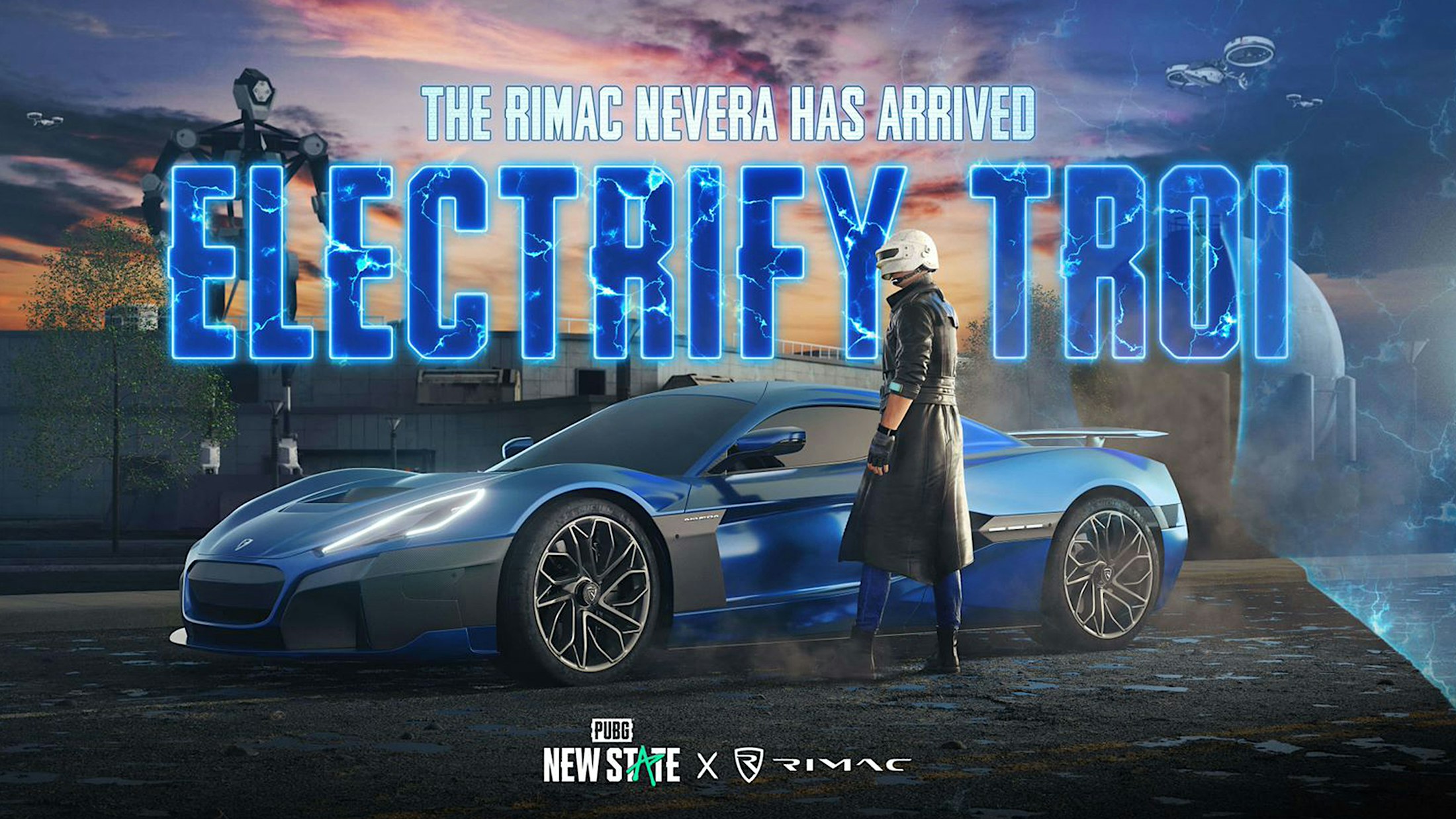 Rimac Nevera is coming to PUBG: New State