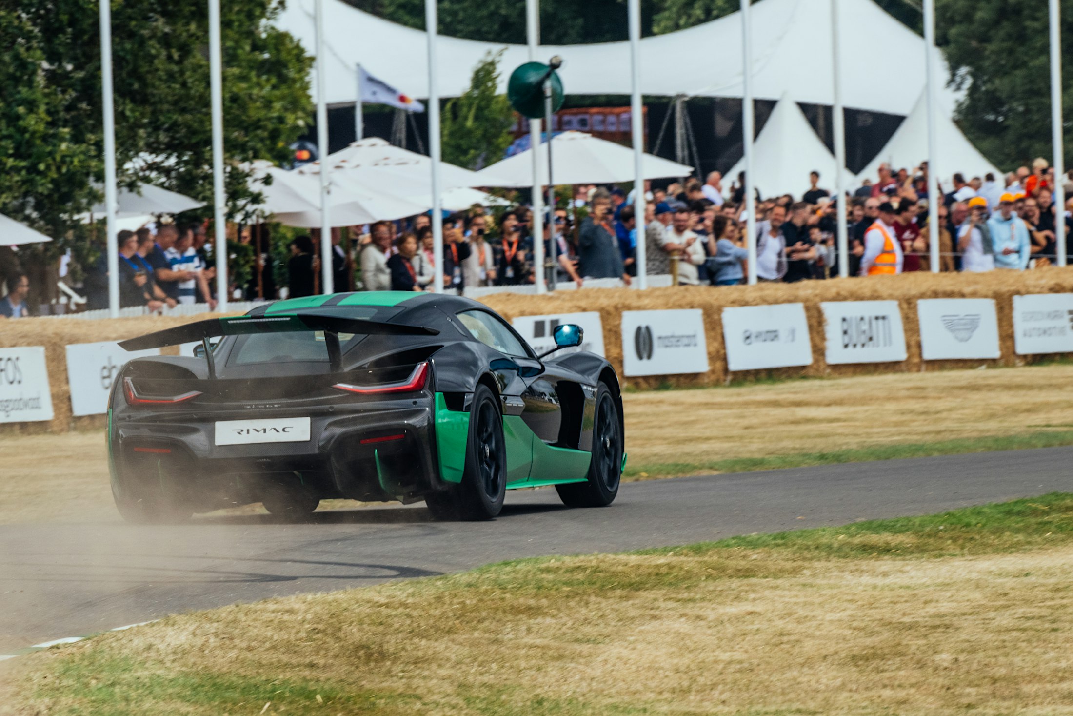 Rimac Nevera Sets the Production Car Hill Record at 2023 Goodwood Festival of Speed 
