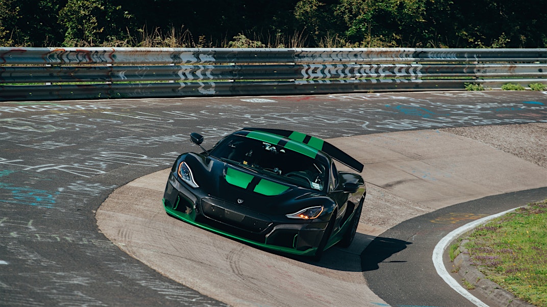 The Rimac Nevera sets a new record at Nürburgring and celebrates with the global premiere of Nevera Time Attack: a One-of-12