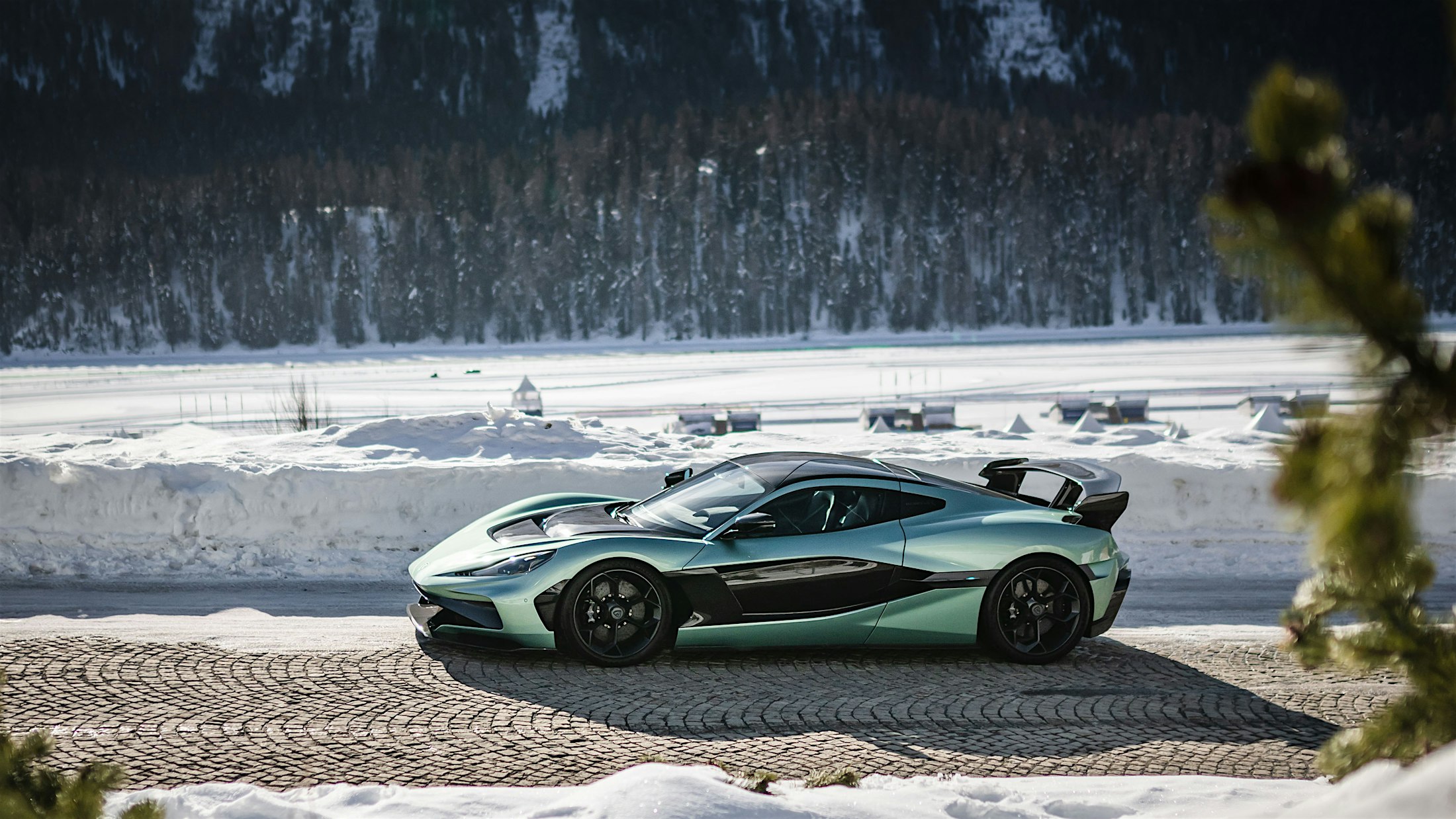 Rimac Makes Debut Appearance at The I.C.E St. Moritz