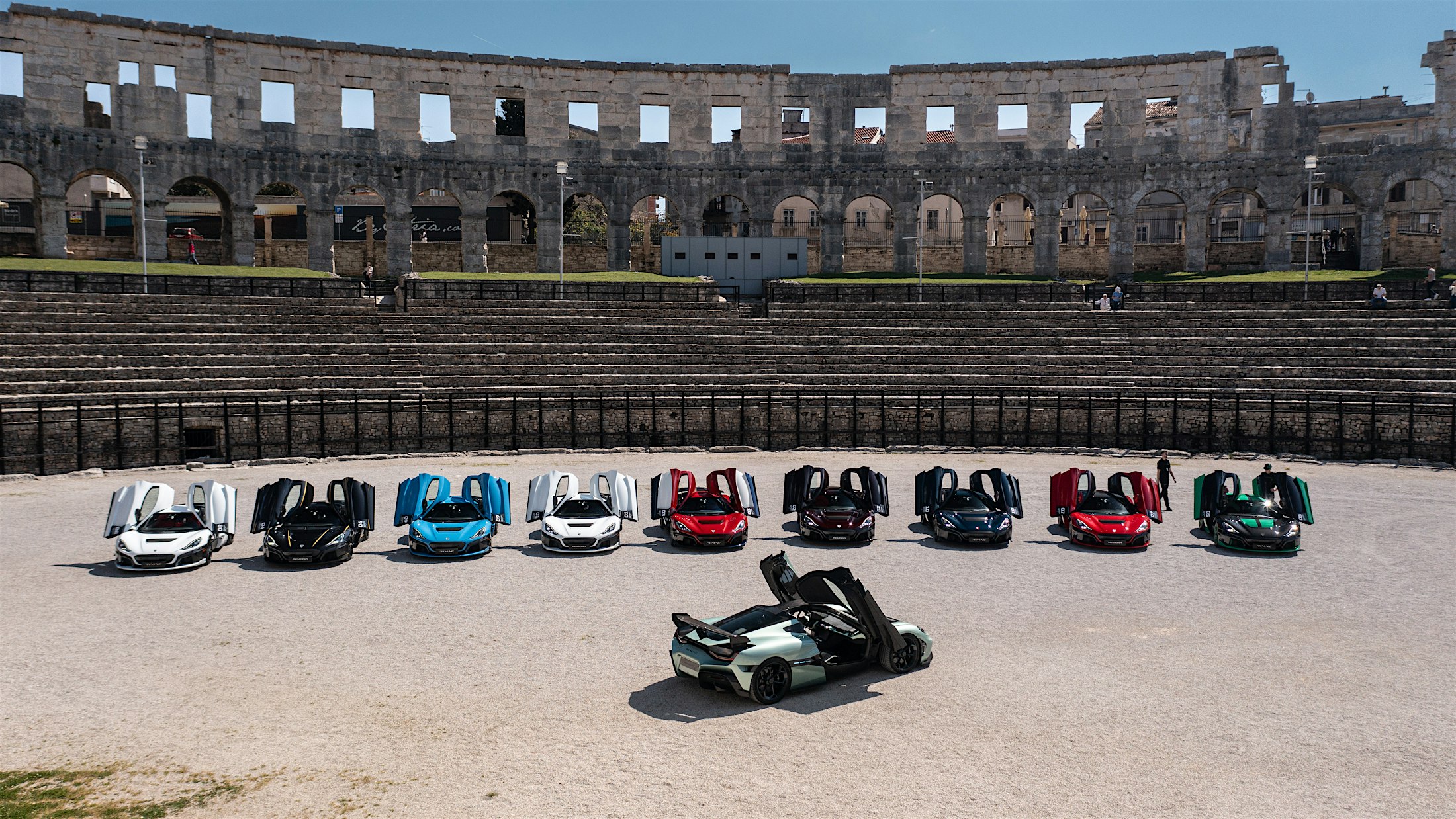 First Ever Rimac Trailblazers Tour Concludes Four-Day Journey with 9 Nevera Hypercars