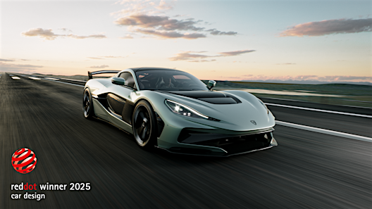 Rimac Nevera R Wins Prestigious Red Dot Design Award
