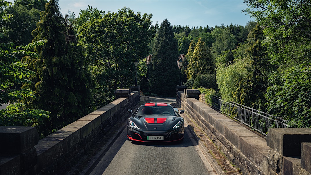 British Explorer Drives the All-Electric Rimac Nevera on a 2,700km Road Trip from Yorkshire to Croatia